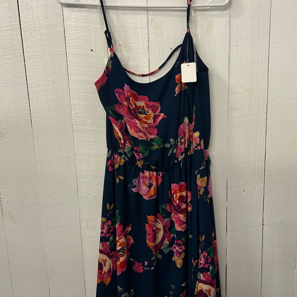 Everly Red Spaghetti Strap Maxi Sundress